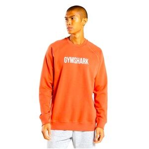 Gymshark Apollo crew neck pullover sweatshirt storm red Urban Active Aesthetic M
